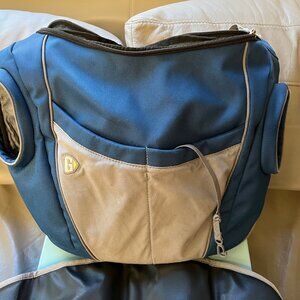 Go Gaga Slide Tote Crossbody Bag, Diaper Bag, Blue